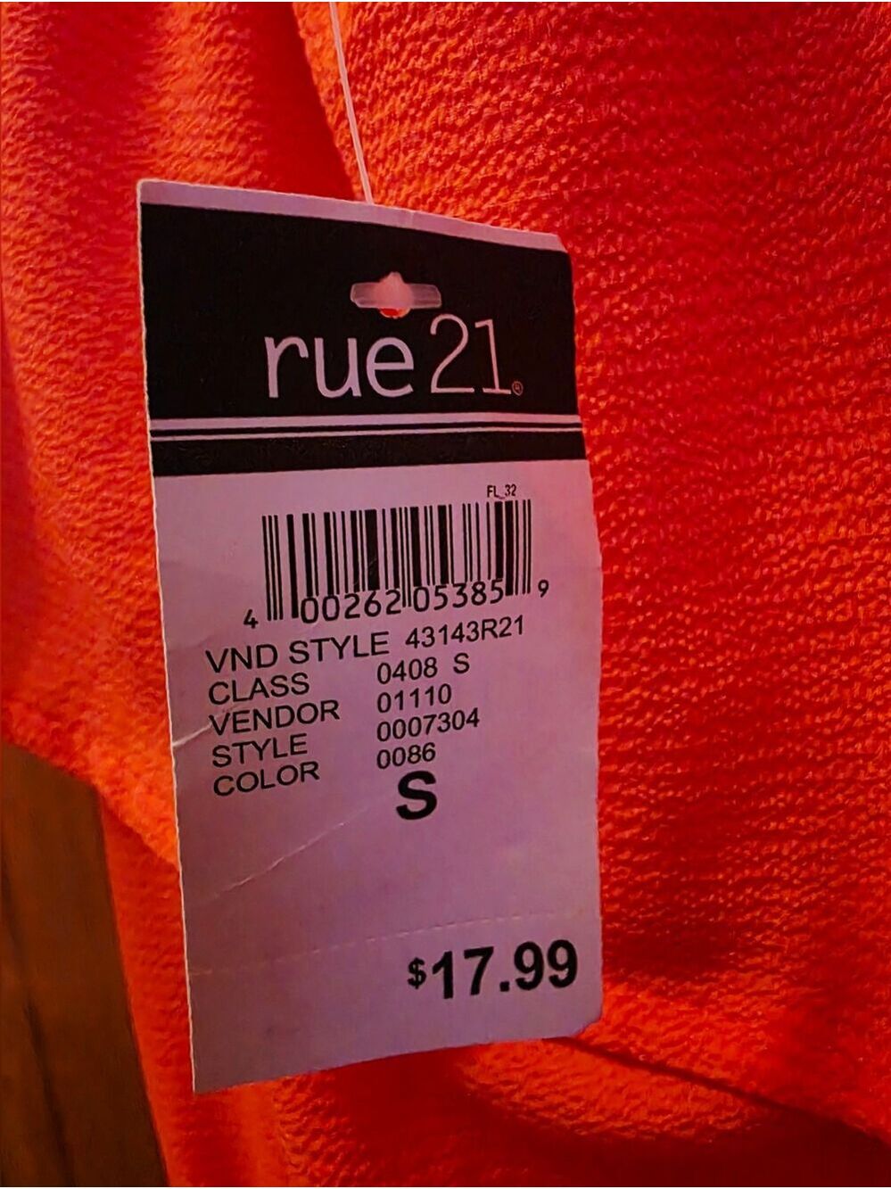 Rue21 Bright Orange Off-Shoulder Tie-Waist Romper NWT - Picture 2 of 4